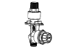 VS0866635 FITTING FOR STOP VALVE W/BRASS FITTING