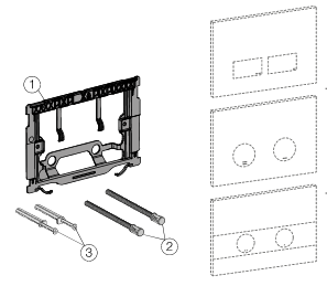 VS0871349 KIT BACK-PLATE P3-P4-P5 MECHANICAL